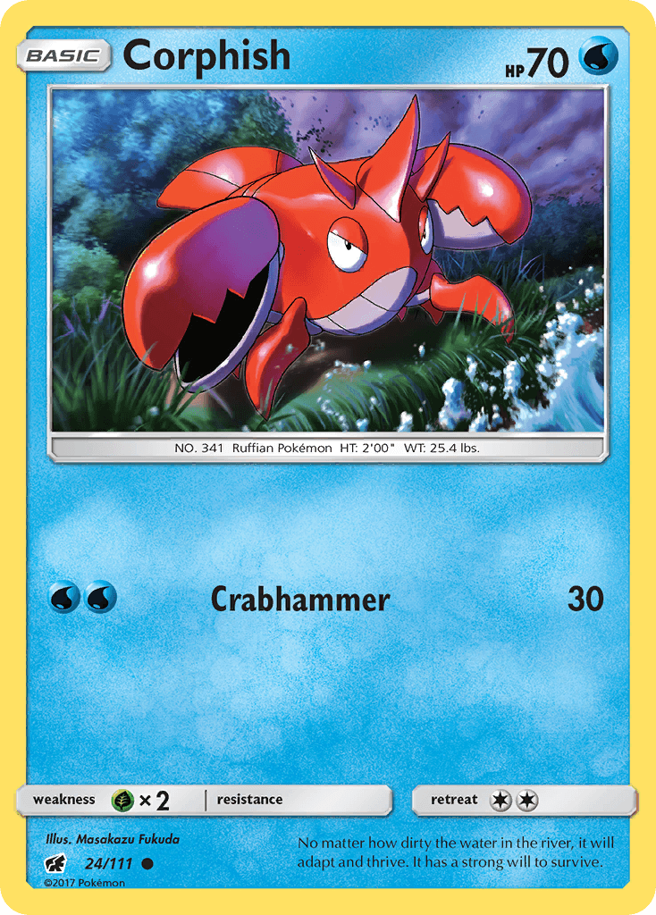 Corphish 2017 Pokemon Crimson Invasion