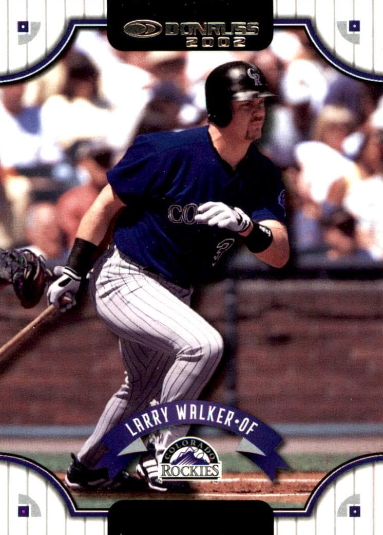 Larry Walker 2002 panini Donruss