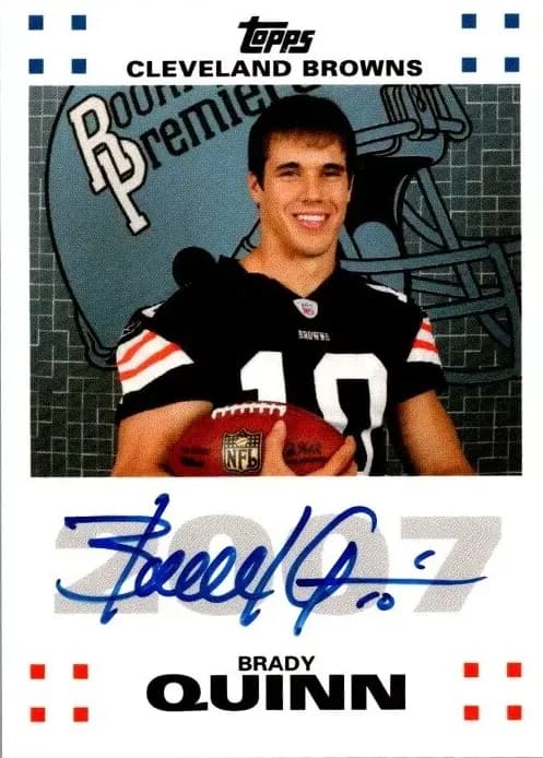 Brady Quinn 2007 topps