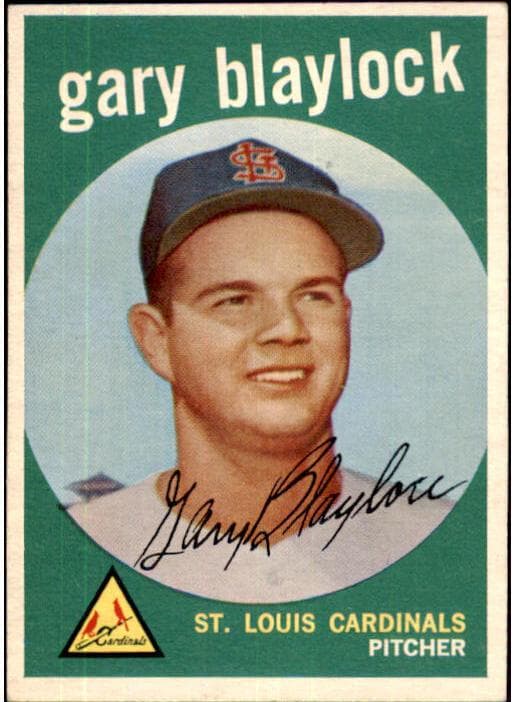 Gary Blaylock 1959 topps Topps