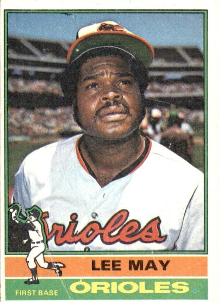 Lee May 1976 topps Topps