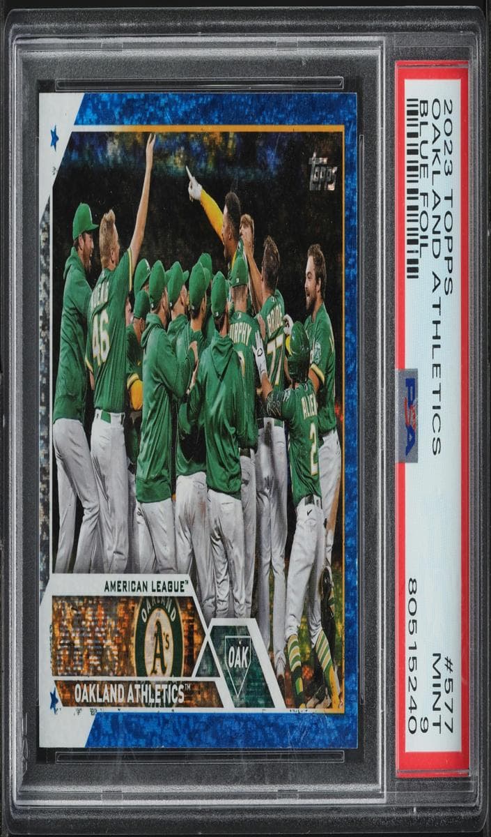 Oakland Athletics trading card