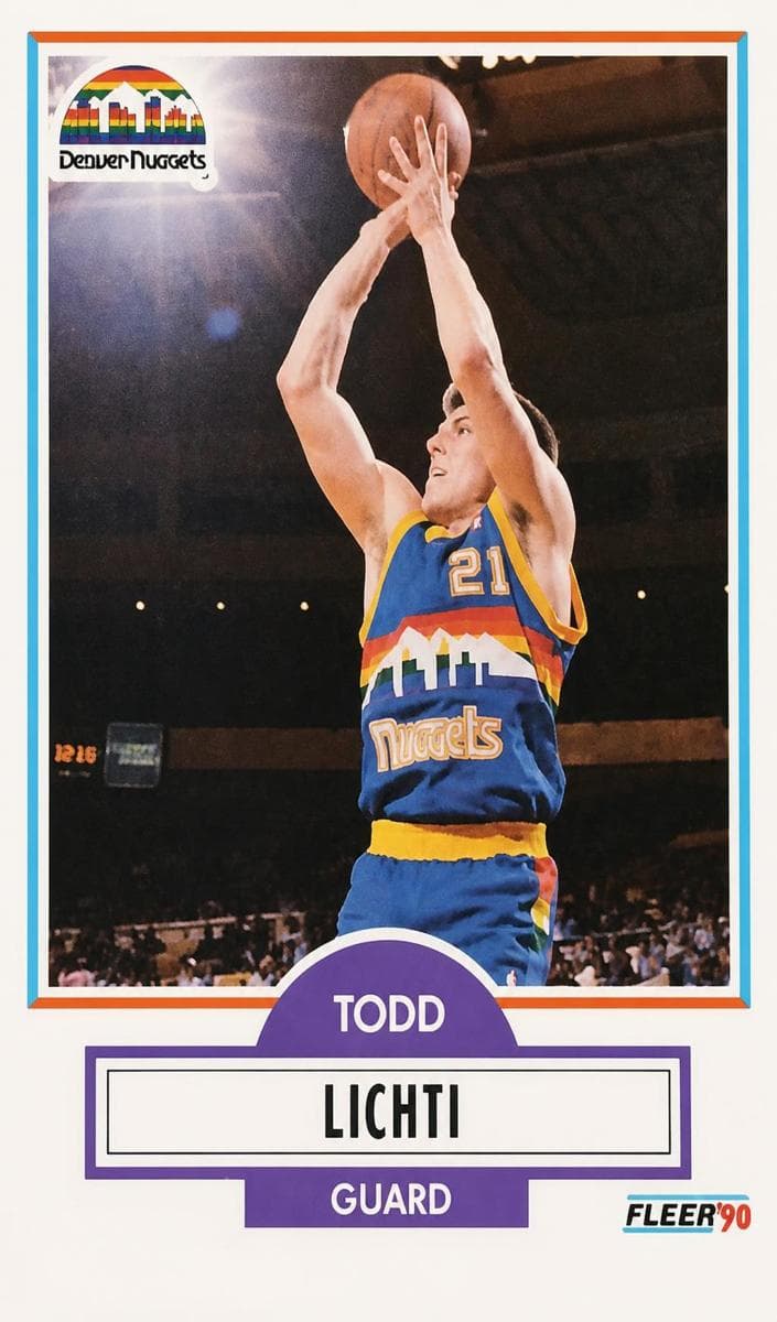 Todd Lichti trading card