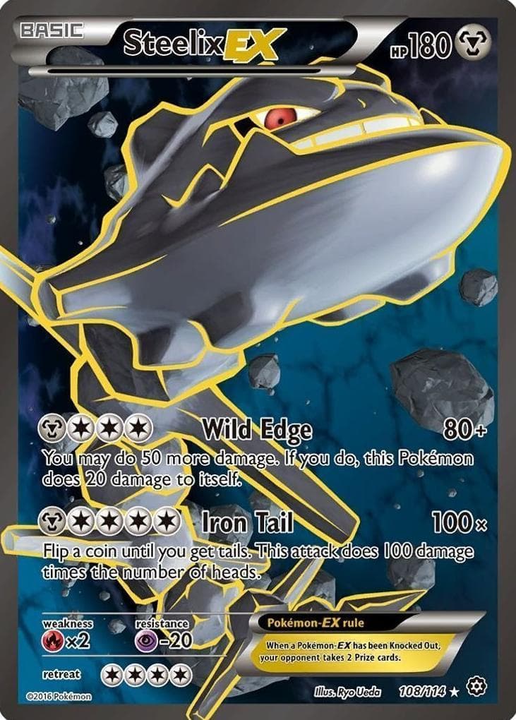 Steelix-EX trading card