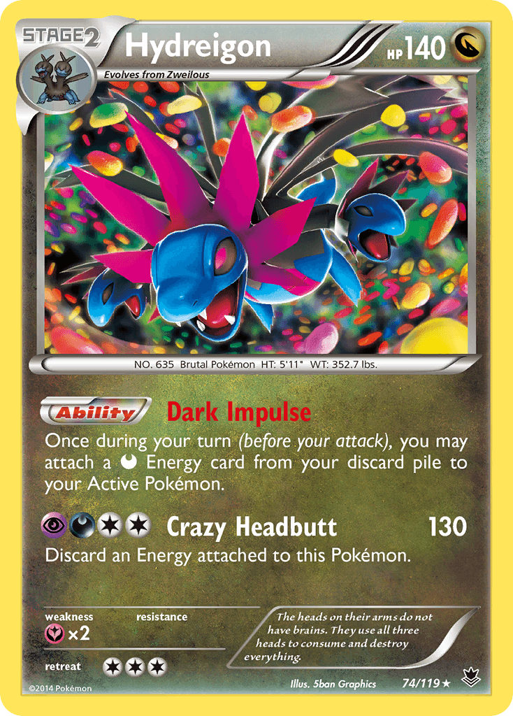 Hydreigon 2012 Pokemon