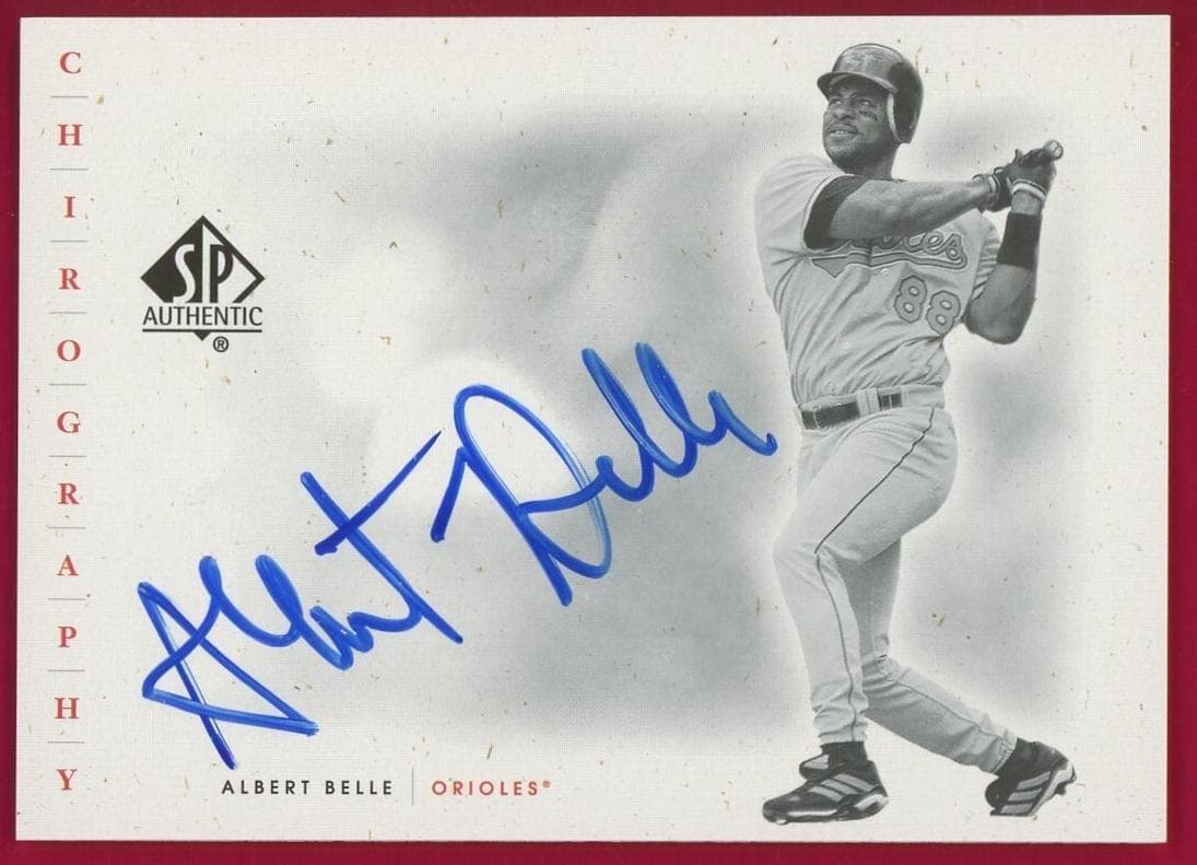 Albert Belle 2001 unknown SP Authentic