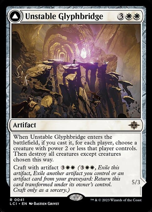 Unstable Glyphbridge // Sandswirl Wanderglyph #41