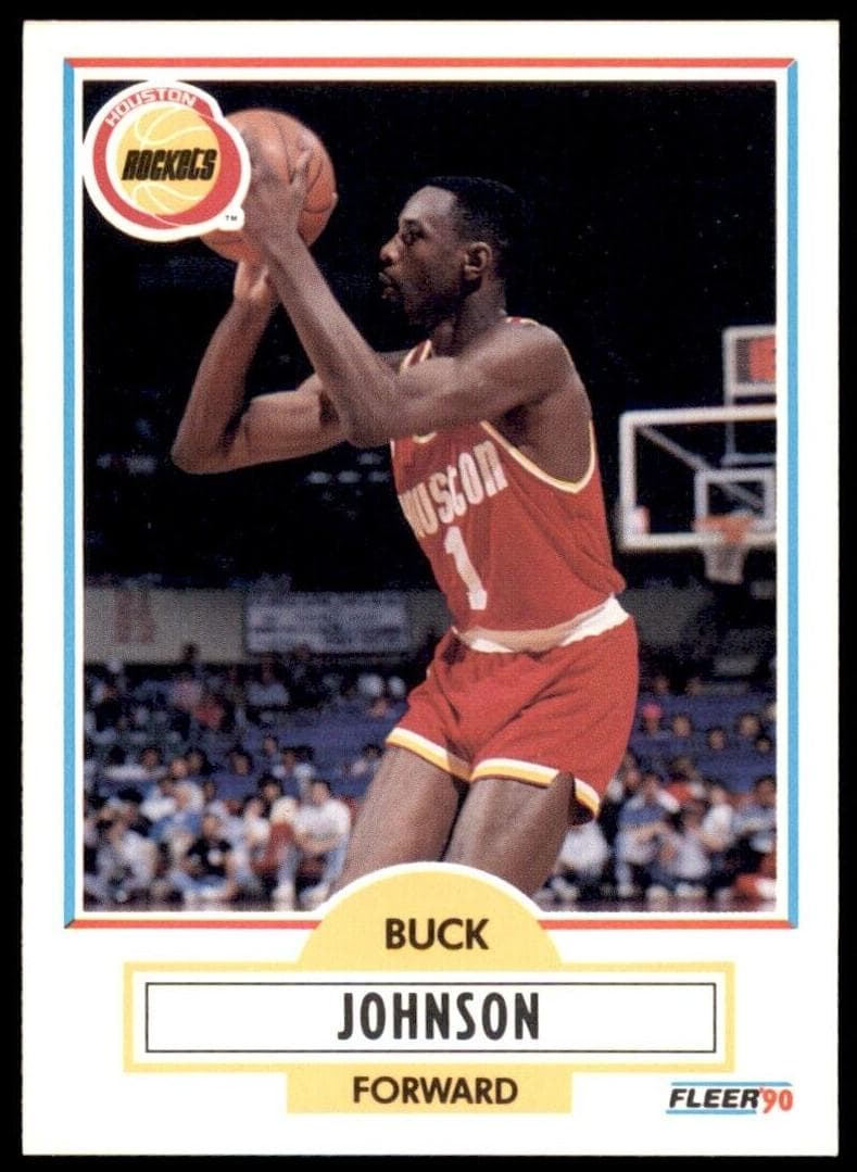 Buck Johnson trading card