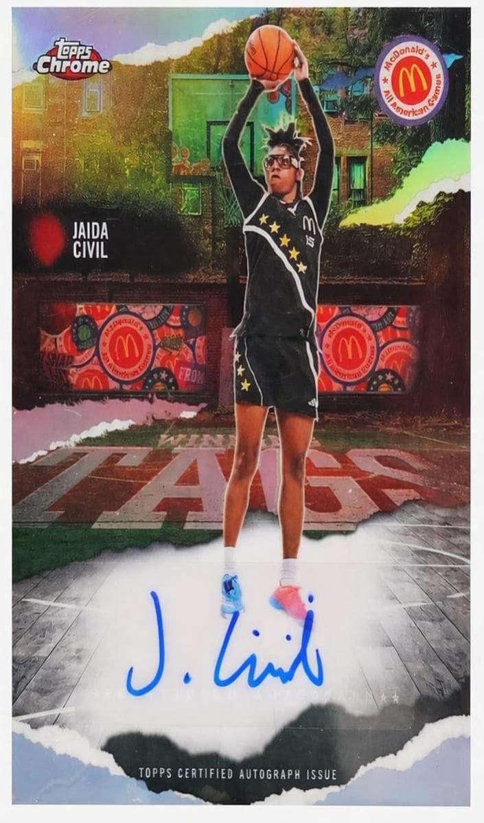 Jaida Civil trading card