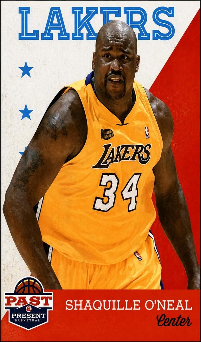 Shaquille O'Neal 2011 panini