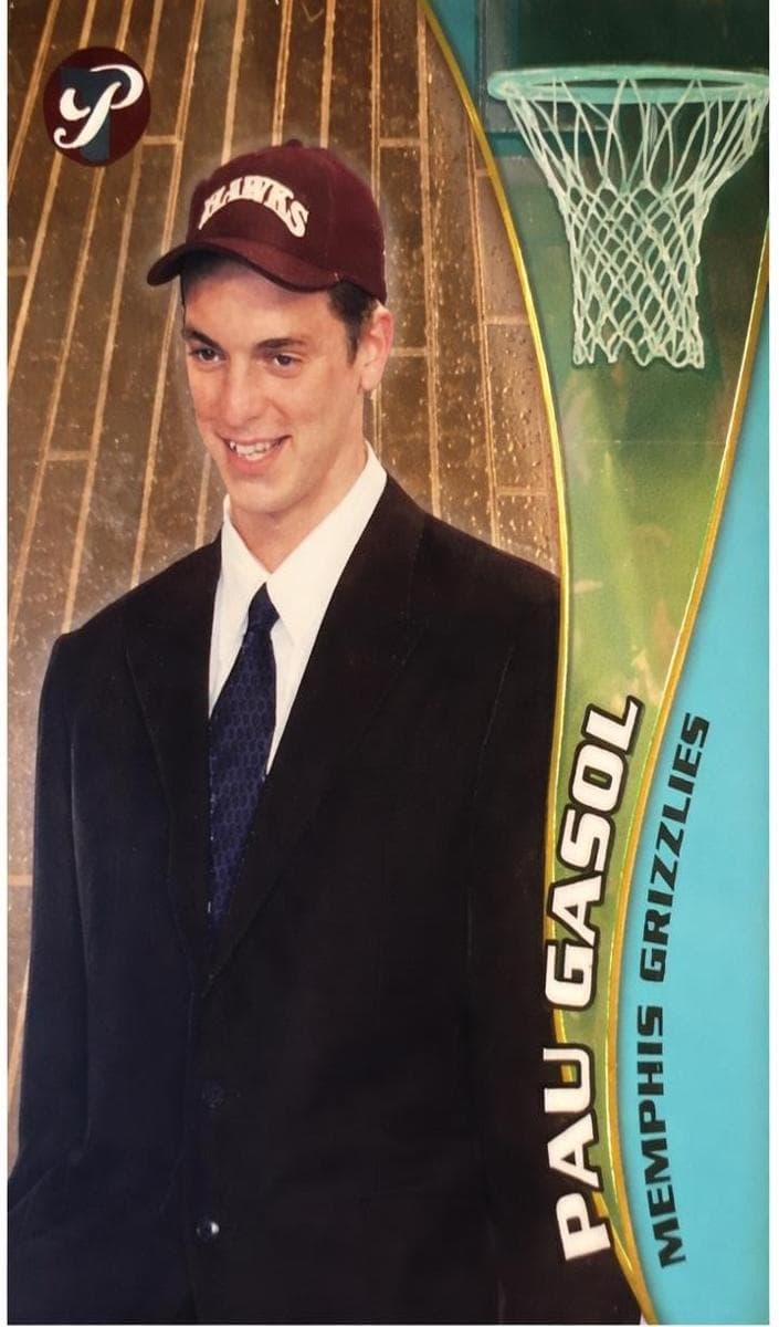 Pau Gasol 2001 topps Pristine