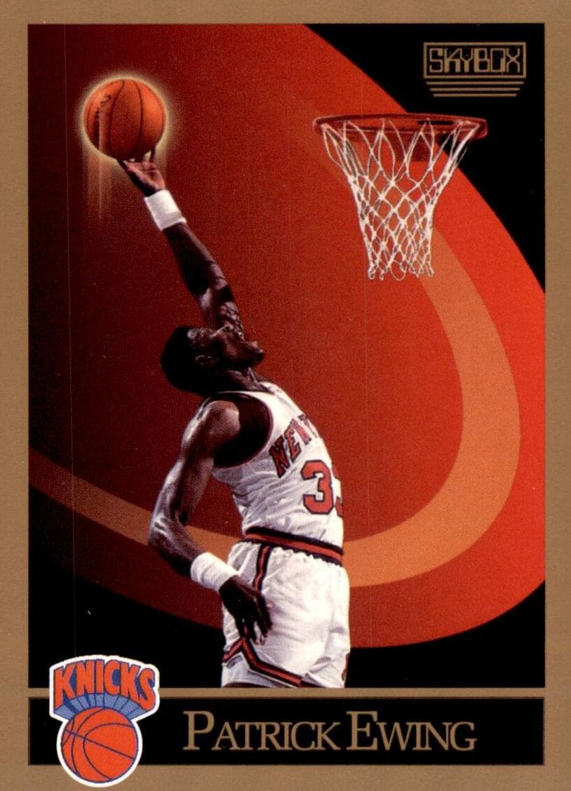 Patrick Ewing 1990 fleer SkyBox