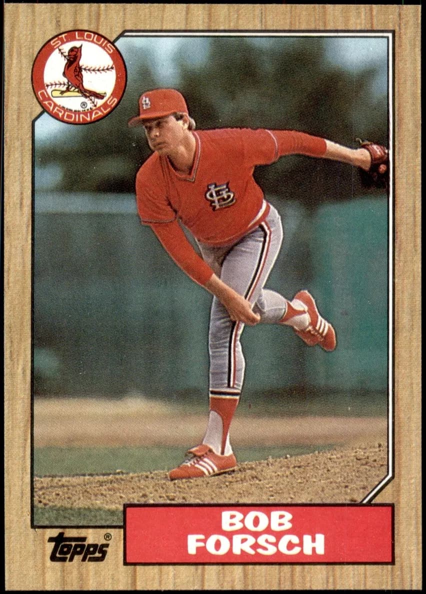 Bob Forsch trading card