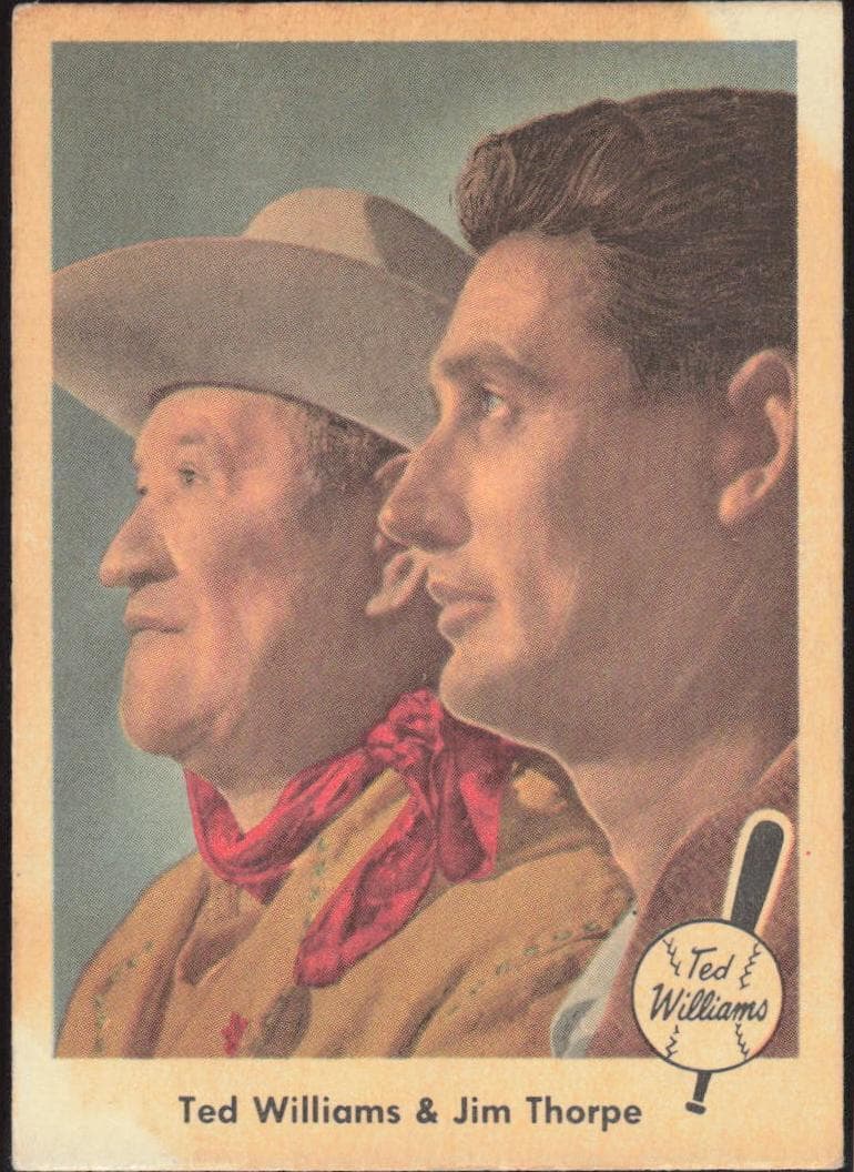 Jim Thorpe / Ted Williams 1959 fleer