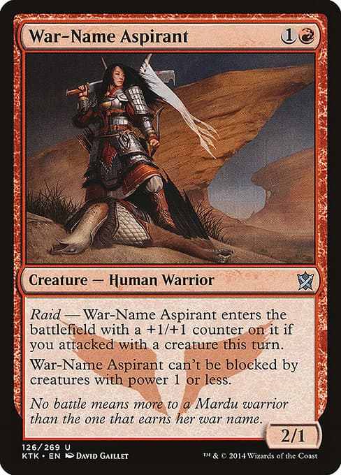 War-Name Aspirant #126