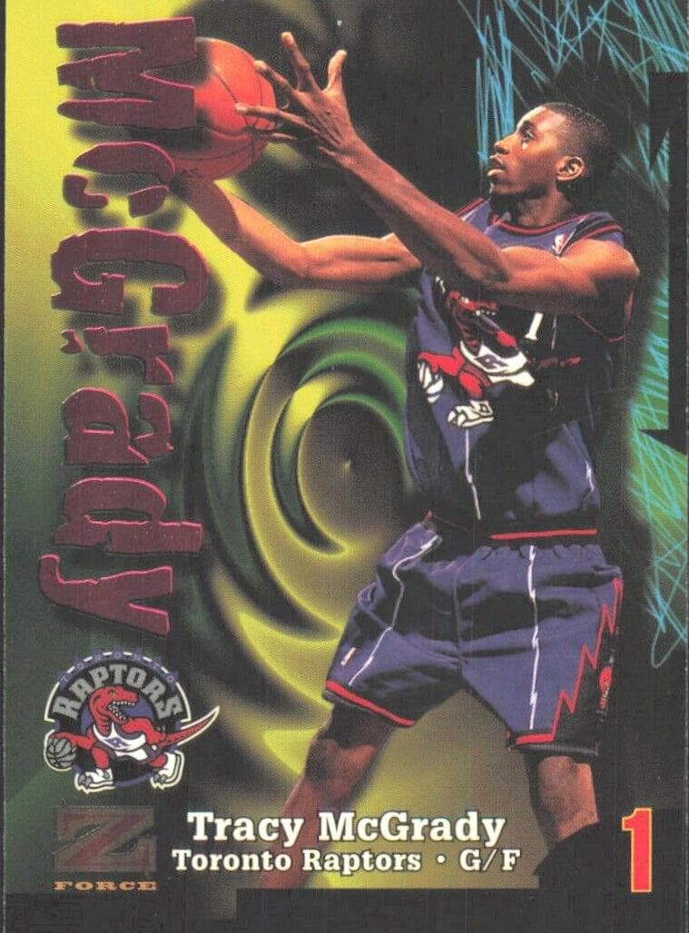 Tracy McGrady 1997 skybox Z-force