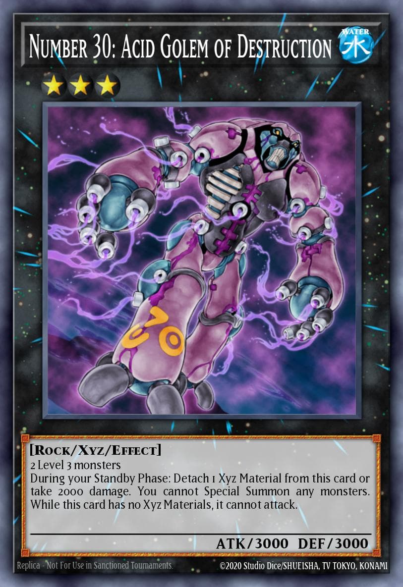 Number 30: Acid Golem of Destruction #YS13-ENV09