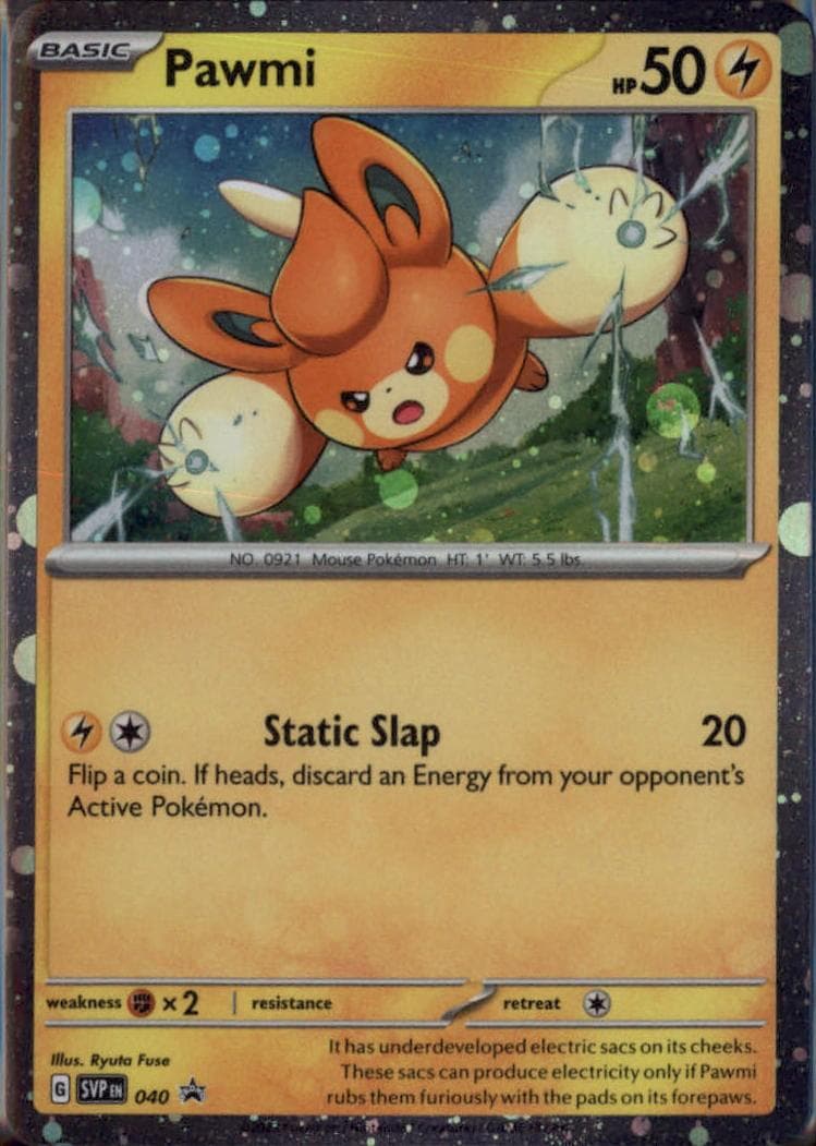 Pawmi trading card