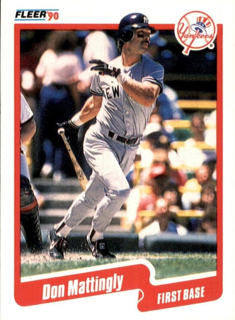 Don Mattingly 1990 fleer Fleer