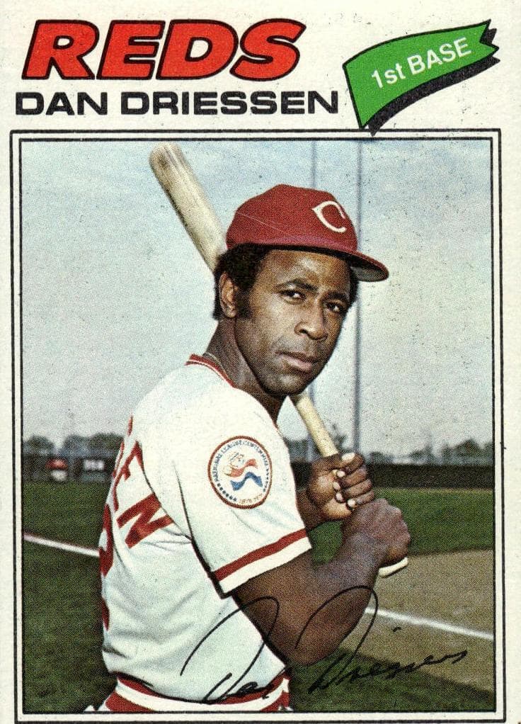 Dan Driessen 1977 topps Topps