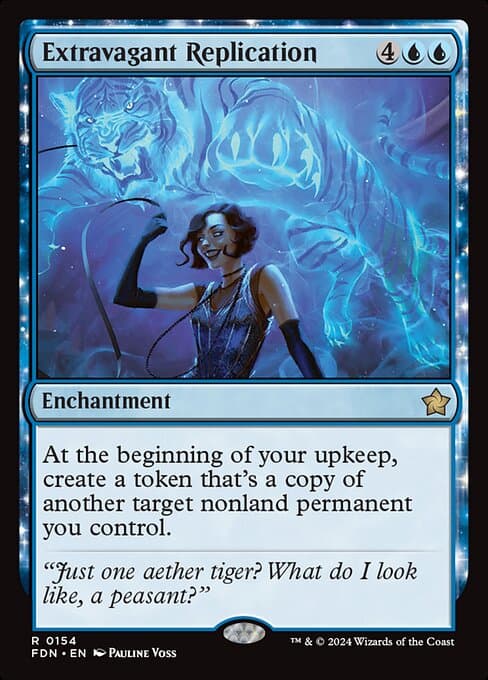 Extravagant Replication 2022 Magic: The Gathering New Capenna Commander