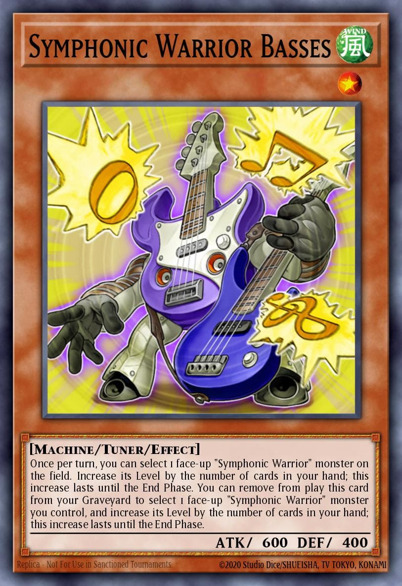 Symphonic Warrior Basses 2011 Yu-Gi-Oh! Storm of Ragnarok