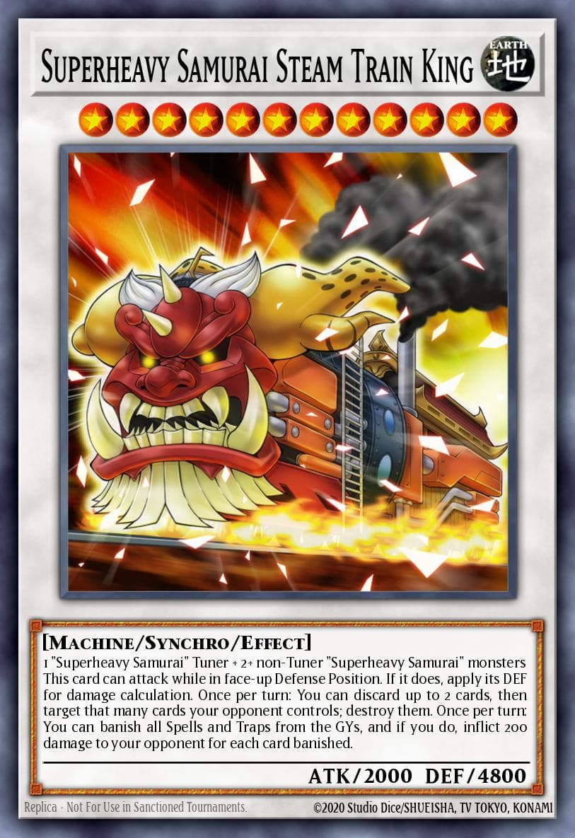Superheavy Samurai Steam Train King #BLLR-EN011