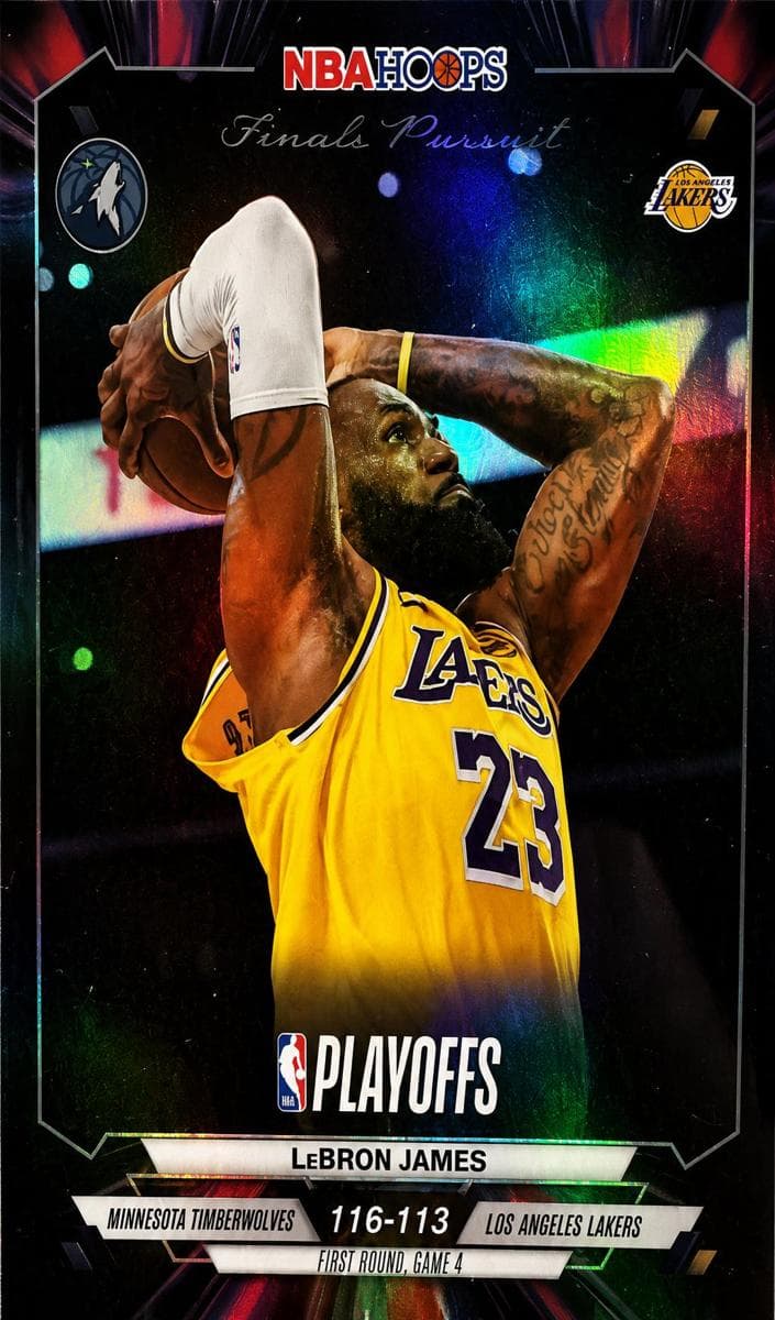 LeBron James 2025 panini