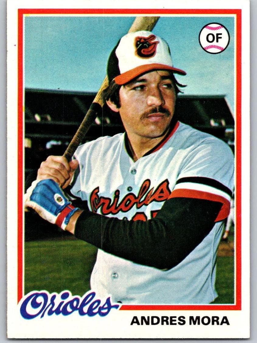Andres Mora 1978 topps Topps