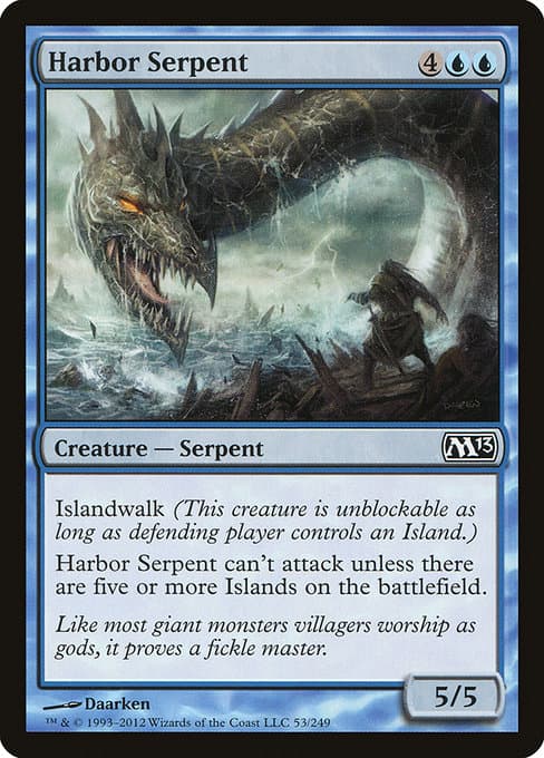Harbor Serpent 2012 Magic: The Gathering Core Set 2013