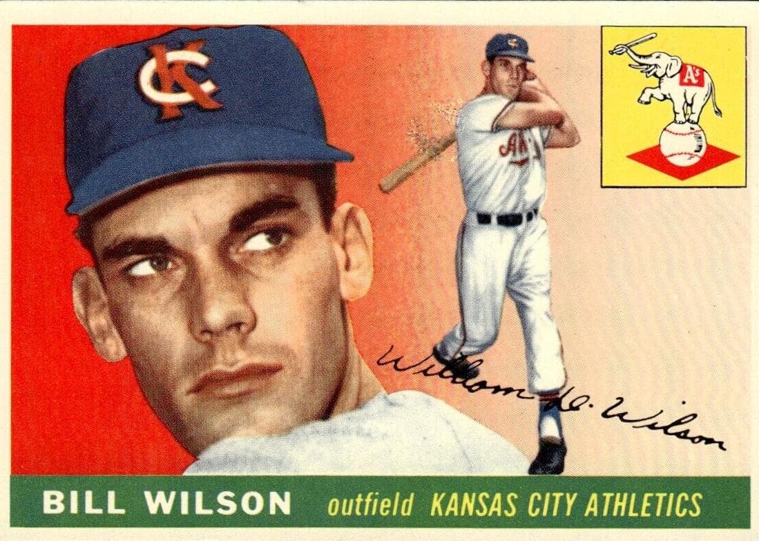 Bill Wilson 1955 topps Topps