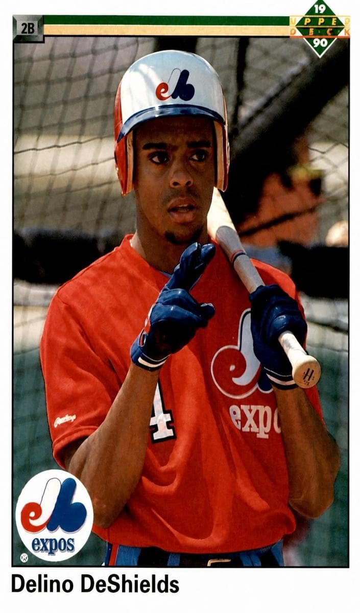 Delino DeShields 1990 upper-deck Upper Deck