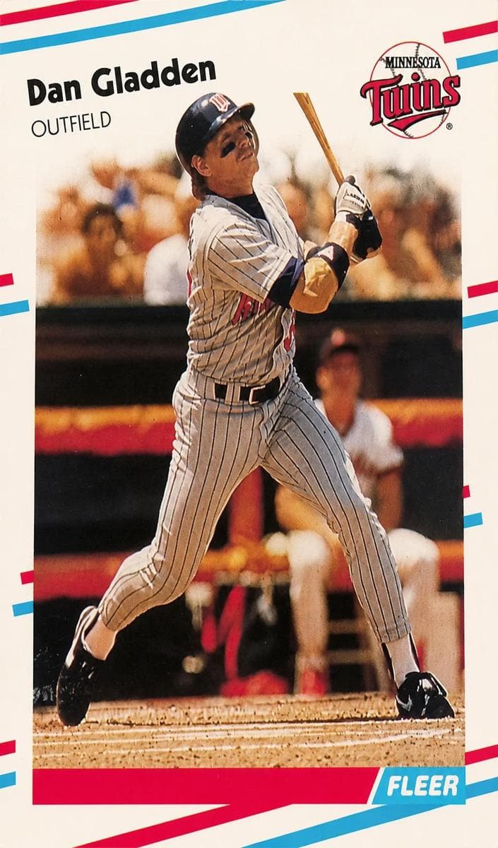 Dan Gladden 1988 fleer Fleer