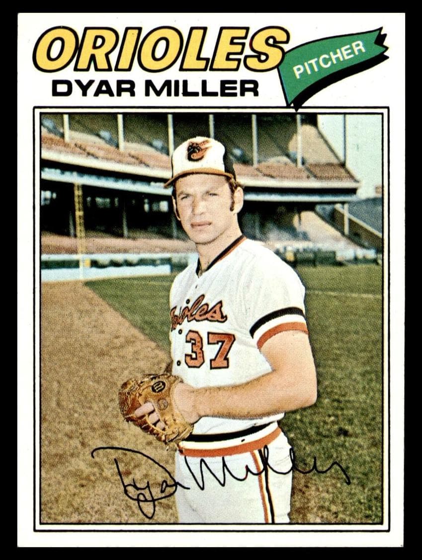 Dyar Miller 1977 topps Topps
