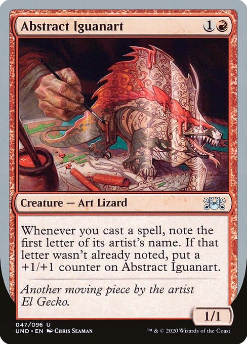 Abstract Iguanart 2020 Magic: The Gathering
