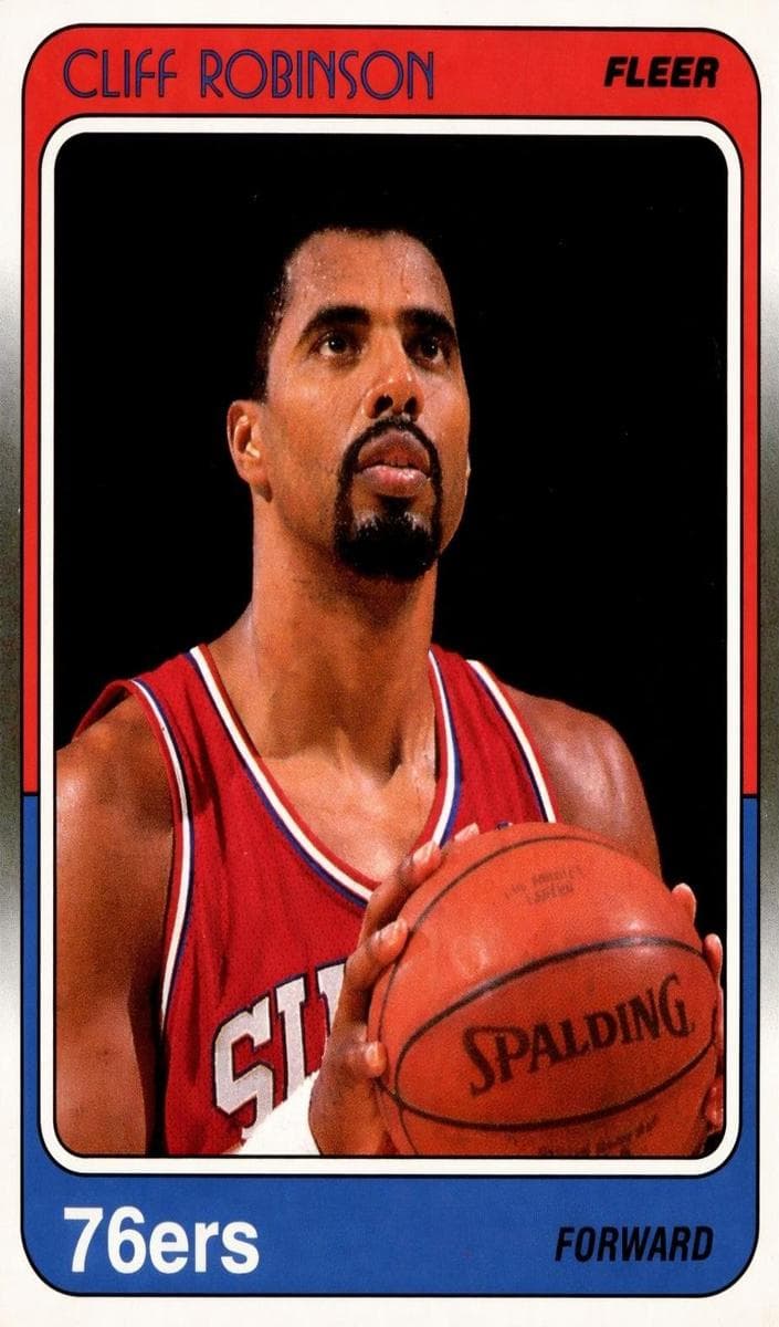 Cliff Robinson 1988 fleer Fleer