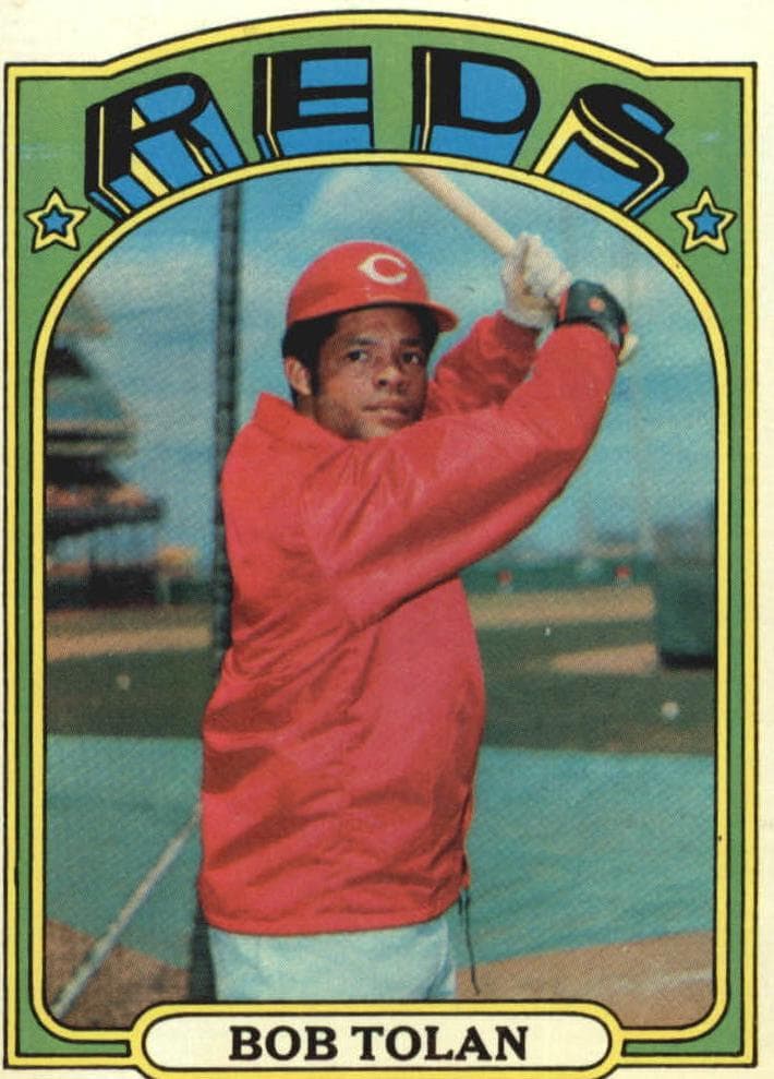Bob Tolan 1972 topps Topps