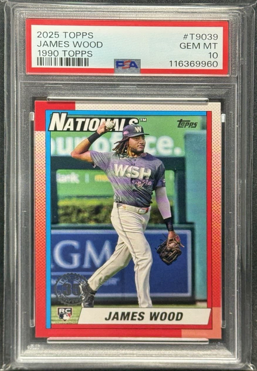 BASEBALL -39 JAMES WOOD 2025 Topps