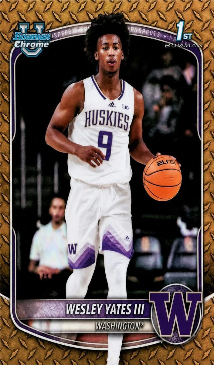 Wesley Yates III trading card