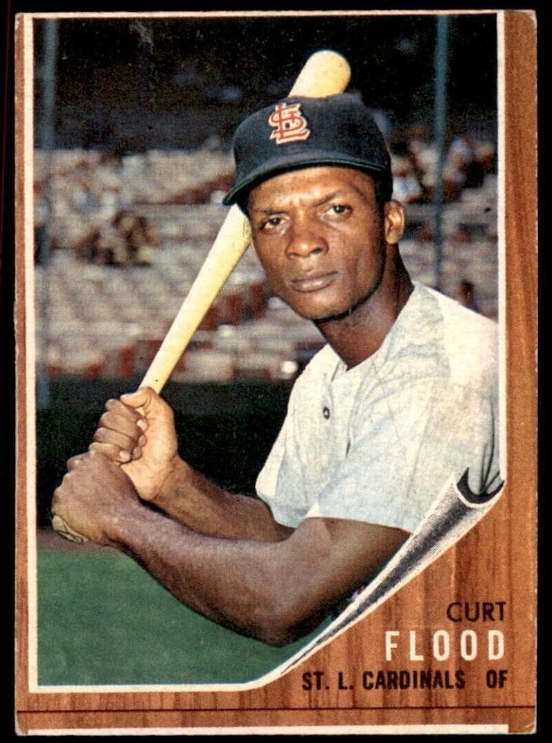 Curt Flood 1962 topps Topps