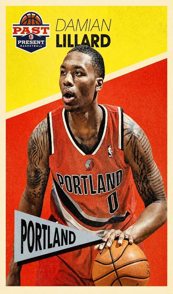 Damian Lillard 2012 panini