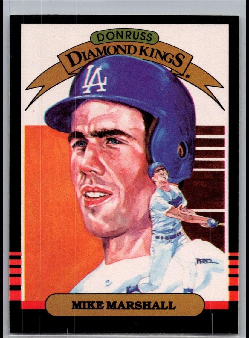 Mike Marshall 1985 leaf