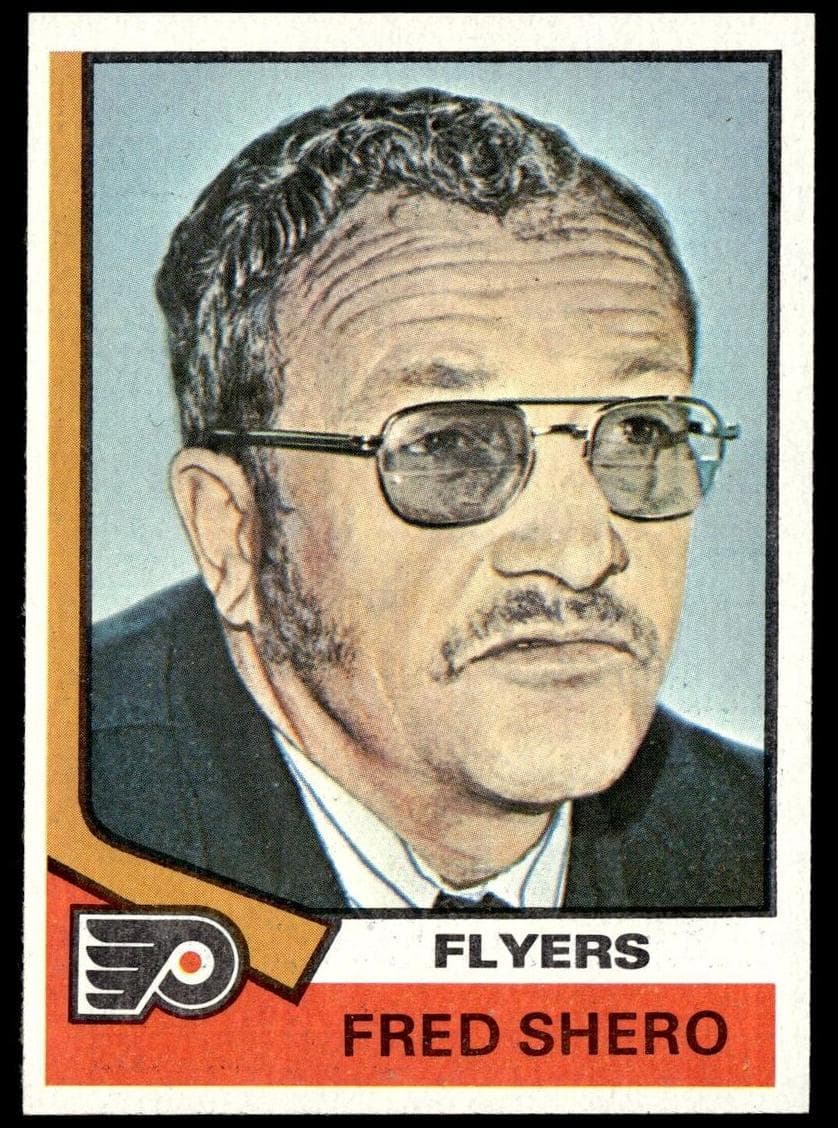Fred Shero 1974 topps Topps