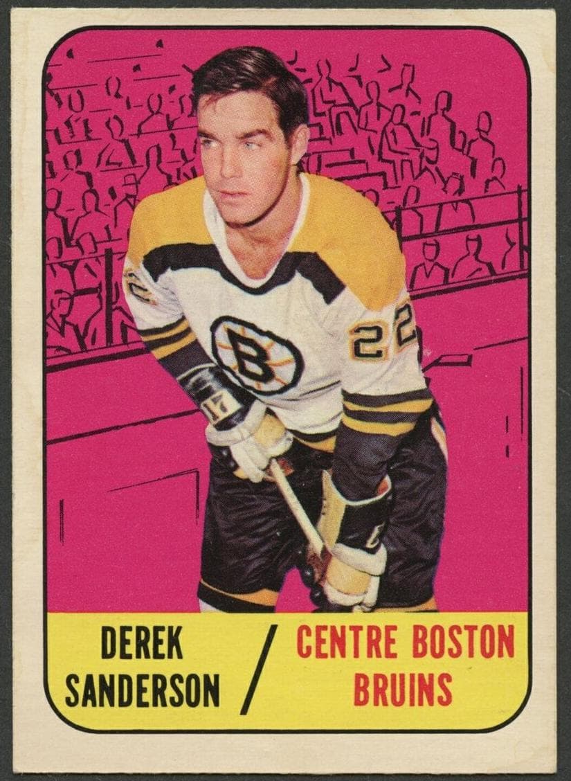 Derek Sanderson 1967 topps
