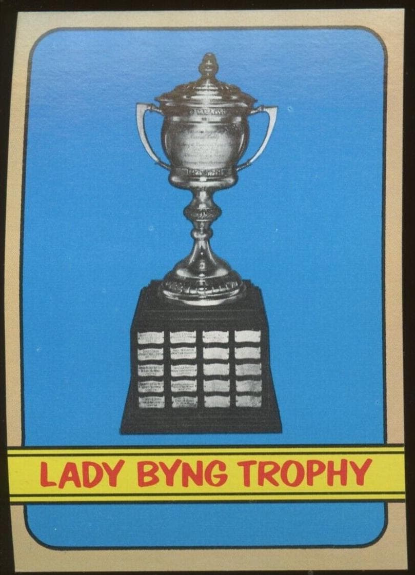 Lady Byng Trophy 1972 topps Topps