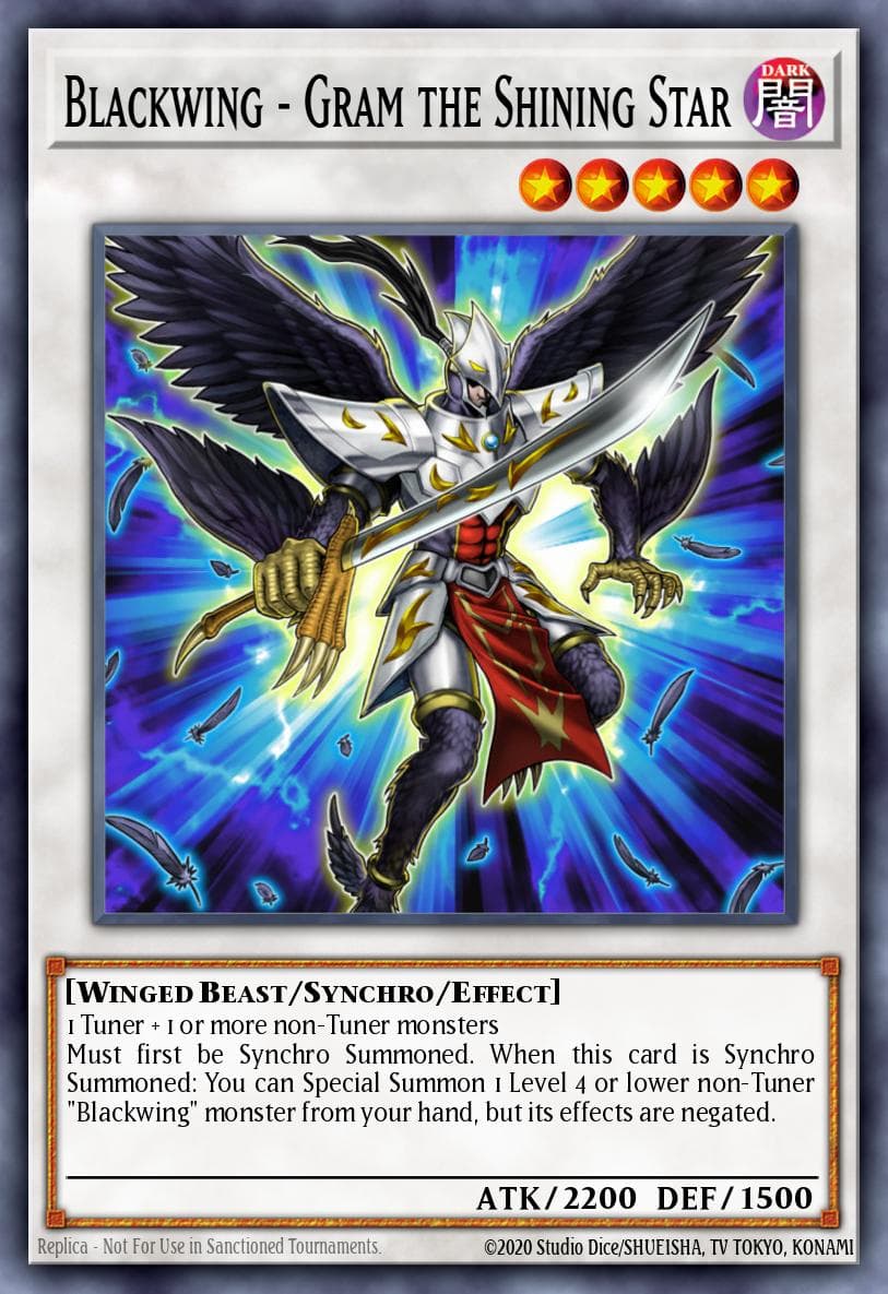 Blackwing - Gram the Shining Star 2022 Yu-Gi-Oh! Battles of Legend: Crystal Revenge