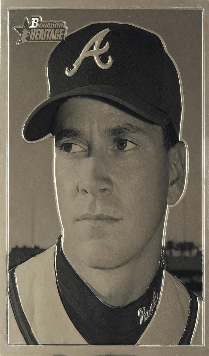 Tom Glavine 2001 bowman