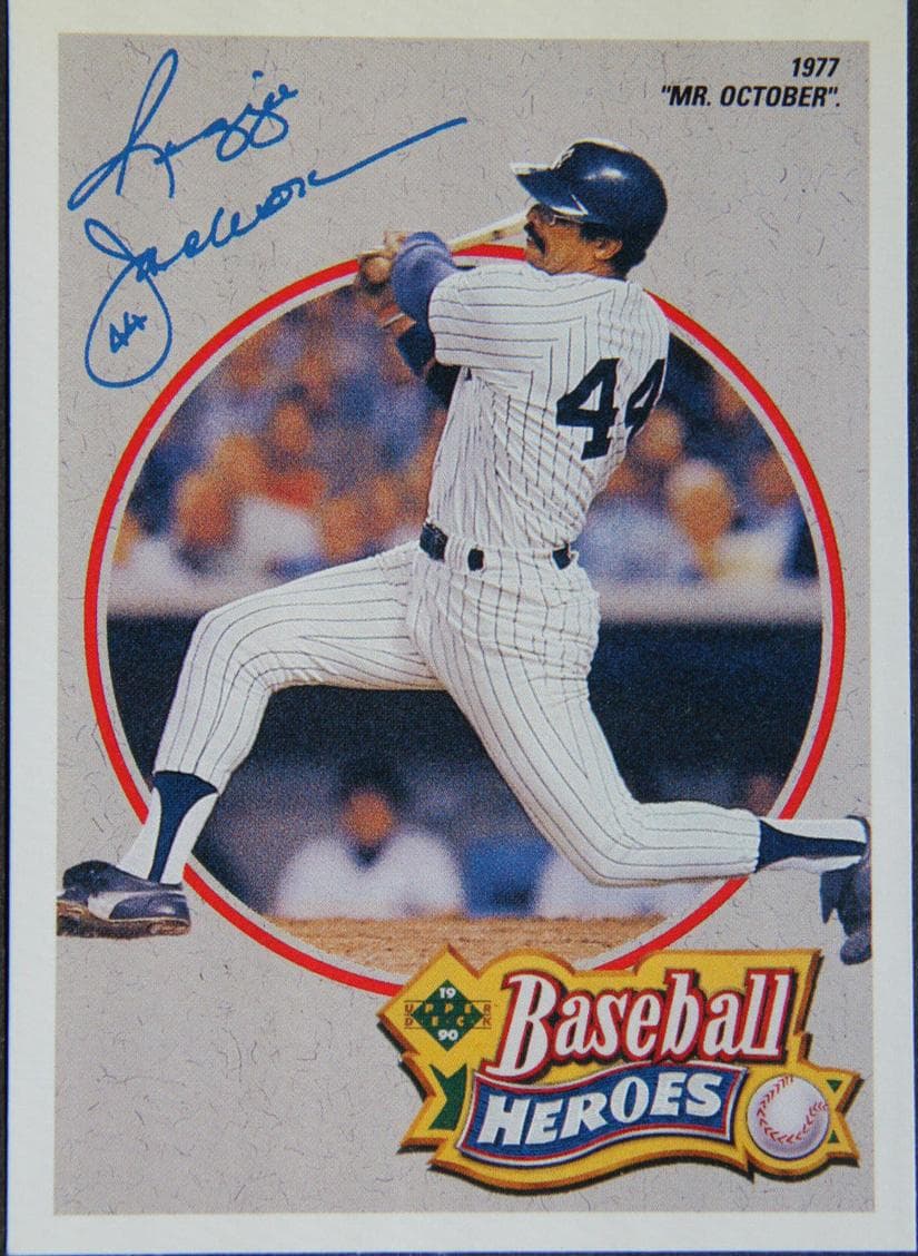 Reggie Jackson (New York Yankees) trading card