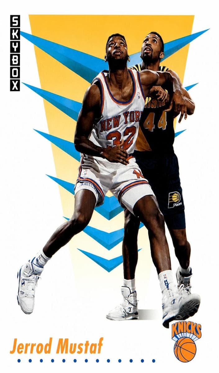 Jerrod Mustaf 1991 fleer