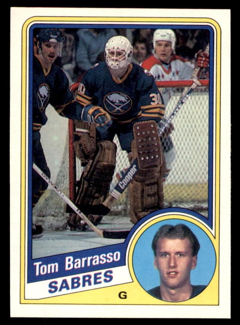 Tom Barrasso trading card